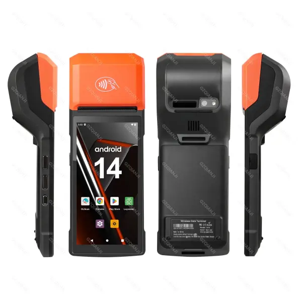 POS Terminal with NFC Handheld Thermal Printer