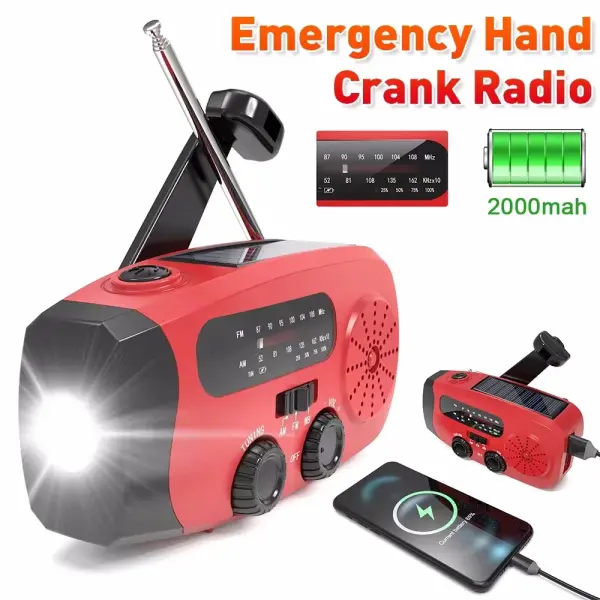 Solar Charging Radio ABS Solar Charging AM/FM Radio