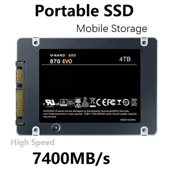 870 EVO 4TB SSD External Hard Disk